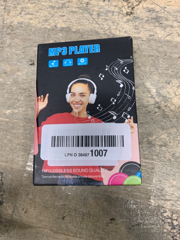 Photo 1 of 128GB MP3 Player with Bluetooth - Portable Music Player for Kids - with Built-in HD Speaker, Voice Recorder, HiFi Sound, E-Book (Included Earphones)