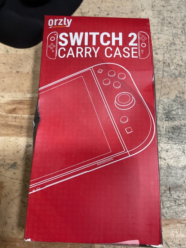 Photo 1 of *** CASE ONLY *** Orzly Case for Nintendo Switch 2 Protective Travel Carry Case with Screen Padding, Game Cards & microSD Slots with Zipped & Open Pockets for Console Accessories - Gift Box Edition