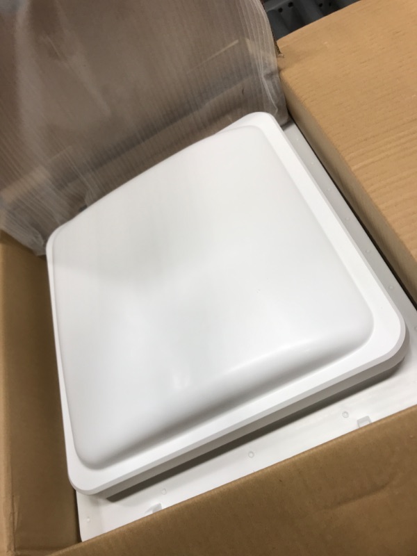 Photo 1 of Furrion 10-Blade, 14" RV Rooftop Vent Exhaust Fan with Lid, Four Fan Speeds, Push-Button Controls, Removable Insect Screen, Flush-Mount Design for 2" to 7" Thick Roofs, White - FVF14D90R6A-PS-AM