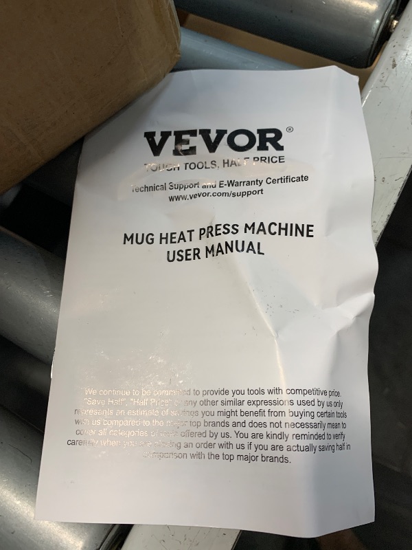 Photo 1 of (see images) VEVOR Tumbler Heat Press Machine, Tumbler Press for 30OZ 20OZ Sublimation Straight Skinny Tumblers, with Knob Control Temp&Timer