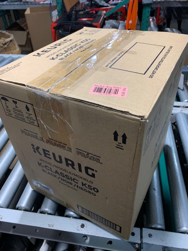 Photo 1 of ***(PARTS ONLY/ MINOR DAMAGE/ NON FUNCTIONAL)*** Keurig K-Classic Single-Serve K-Cup Pod Coffee Maker - K50 - Black: 48oz Capacity, Automatic Shut-Off, Removable Reservoir