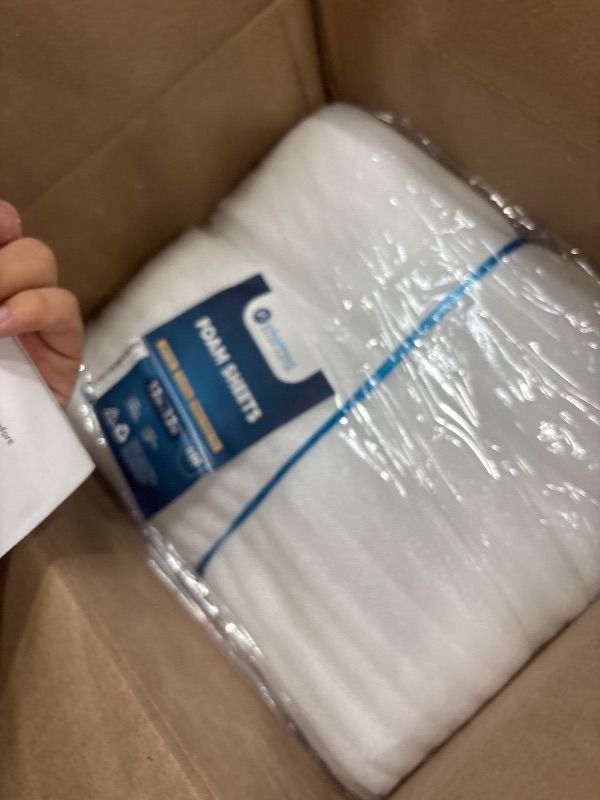 Photo 1 of 100 Pack Foam Sheets 12"x12", Moving & Packing Supplies, Protect Mug, Cup, Glasses, & Dishes.
