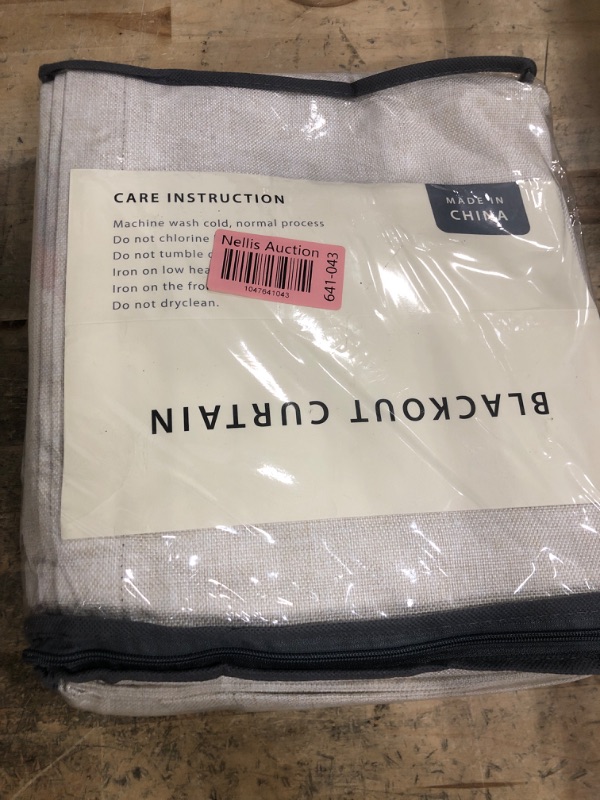 Photo 1 of 100% Blackout Shield Linen Blackout Curtains for Bedroom 96 Inches Long, Back Tab/Rod Pocket Living Room Drapes, Thermal Insulated Blackout Curtains 2 Panels Set, 50" W x 96" L,Cream