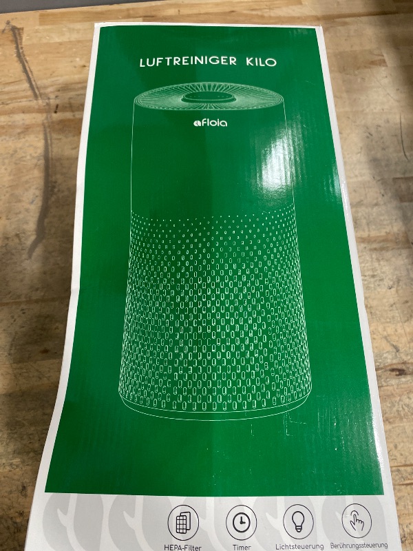 Photo 1 of Afloia Air Purifiers for Home Large Room Up to 1076 Ft², 3-Stage Filter Air Purifiers for Bedroom 22 dB, Air Purifiers for Pets Dust Dander Mold Pollen Odor Smoke, Kilo Black, 7 Colors Light