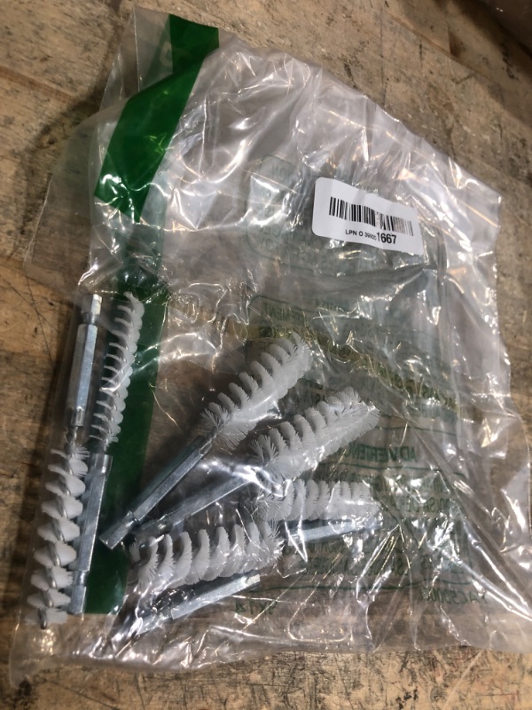 Photo 1 of 6PCS Hole Cleaning Brushes Bore Brush for Drill Twisted Wire Cleaning Brush Power Drill Cleaning Wire Brush with 1/4in Hex Shank for Power Drill Impact Driver (Nylon (White)) ?
