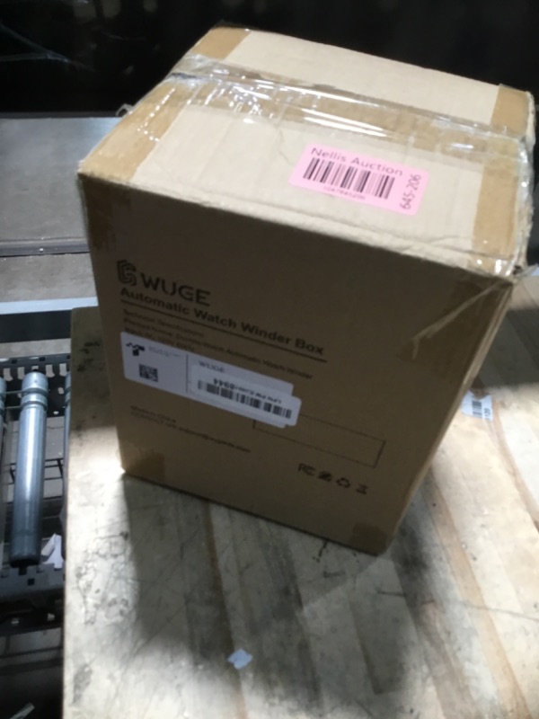 Photo 1 of Watch Winder with Japanese Motor – Silent Adjustable Rotation, Premium PU Leather Dual Automatic Watch Winder, Soft Interior,Luxurious Display Case for Automatic Watches