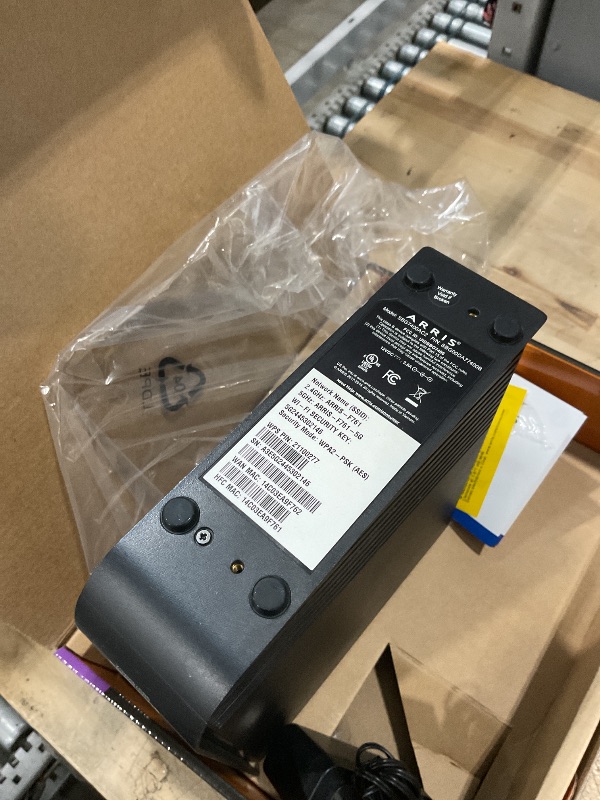 Photo 1 of ARRIS (G54) - Cable Modem Router Combo - Fast DOCSIS 3.1 Multi-Gigabit & BE 18000 WiFi 7 Comcast Xfinity, Cox, Spectrum Quad-Band 1, Up to 18 Gbps Max Speed