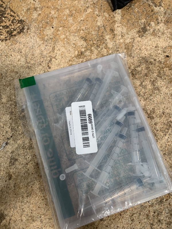 Photo 1 of 10 Pack 3ml Syringe with Cap, Disposable Syringes for liquid, Colostrum Syringes, No Needle, Individually Sealed