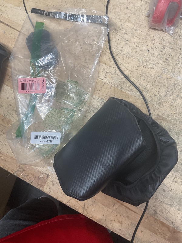 Photo 1 of **MATERIAL & STYLE DIFFER IN PERSON PHOTO FOR REFERENCE** Leather Car Armrest Pad Cover Protector for Center Console Cushion Fit for SUV Truck Car"Black