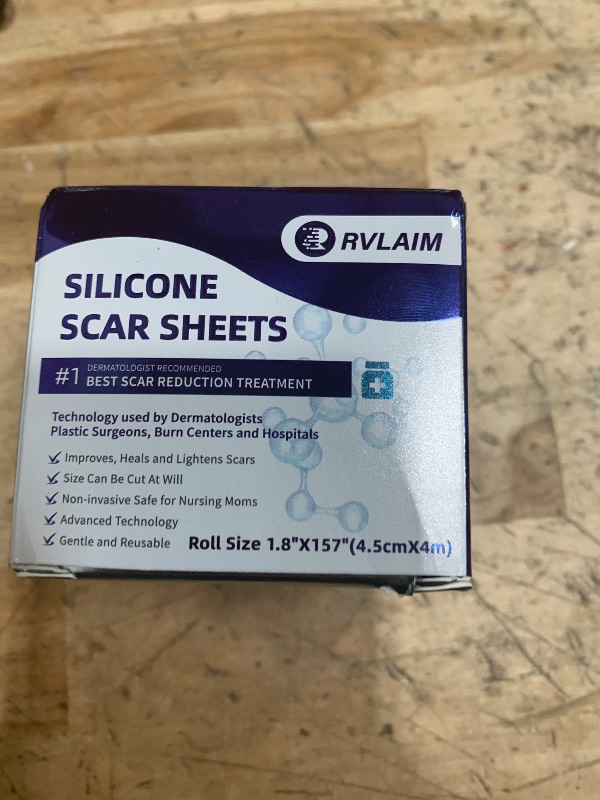 Photo 1 of )RVLAIM Silicone scar sheets, Roll size1.8x157"
