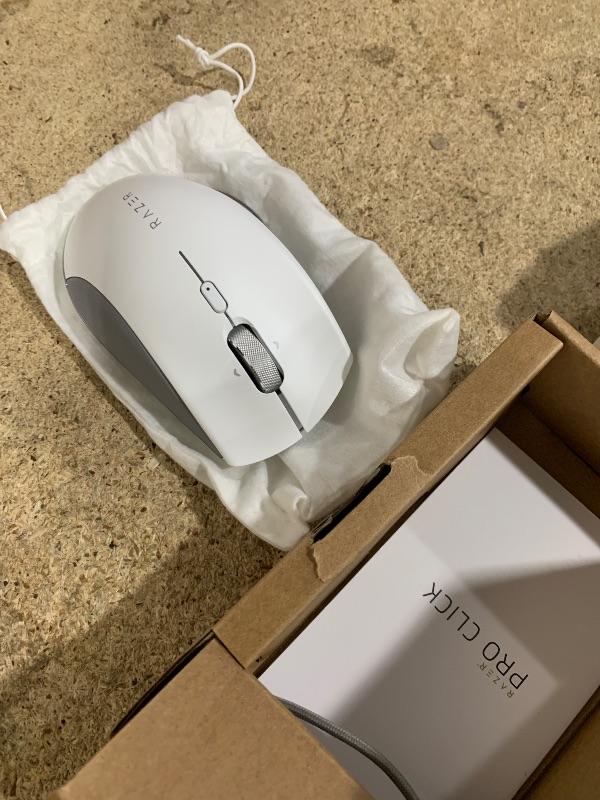 Photo 1 of Razer Pro Click Humanscale Wireless Mouse: Ergonomic Form Factor - 5G Advanced Optical Sensor - Multi-Host Connectivity - 8 Programmable Buttons - Extended Battery Life of up to 400 Hours