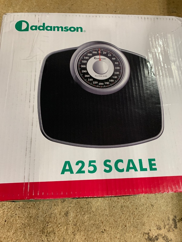 Photo 1 of Adamson A25 Scales for Body Weight - Up to 400 LB - New Version - 5.3" Dial on 12.4" x 10.2" Platform - Anti-Skid Rubber Surface - High Precision Bathroom Scale Analog - Durable with 20-Year Assurance