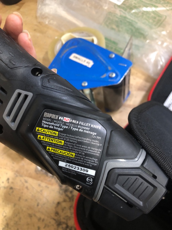 Photo 1 of Rapala R12 Heavy-Duty Lithium Fillet Knife Combo