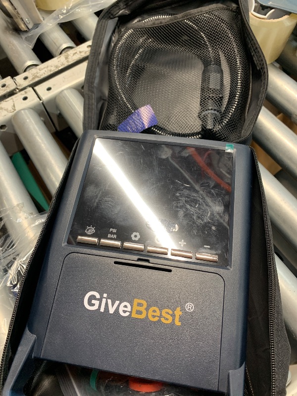 Photo 1 of (sold for parts) GiveBest Rechargeable Paddle Board Pump, 20 PSI High Pressure and 30% Faster Dual Stage SUP Air Pump with Auto-Off, 3X4500MAH