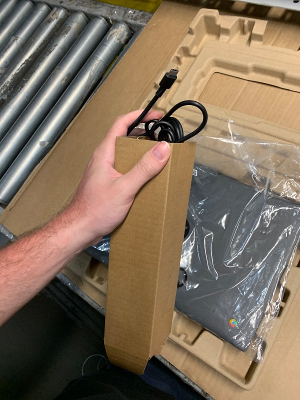 Photo 1 of (used) HP Chromebook 14 inch Laptop, HD Display, Intel Processor N100, 8 GB RAM, 128 GB UFS, Intel UHD Graphics, Chrome OS, Chalkboard Gray, 14a-nf0099nr