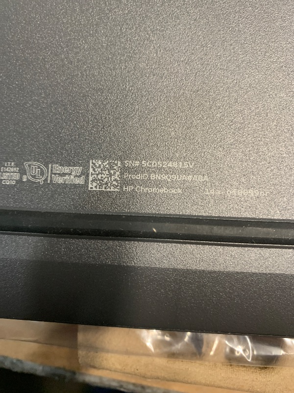 Photo 1 of (used) HP Chromebook 14 inch Laptop, HD Display, Intel Processor N100, 8 GB RAM, 128 GB UFS, Intel UHD Graphics, Chrome OS, Chalkboard Gray, 14a-nf0099nr