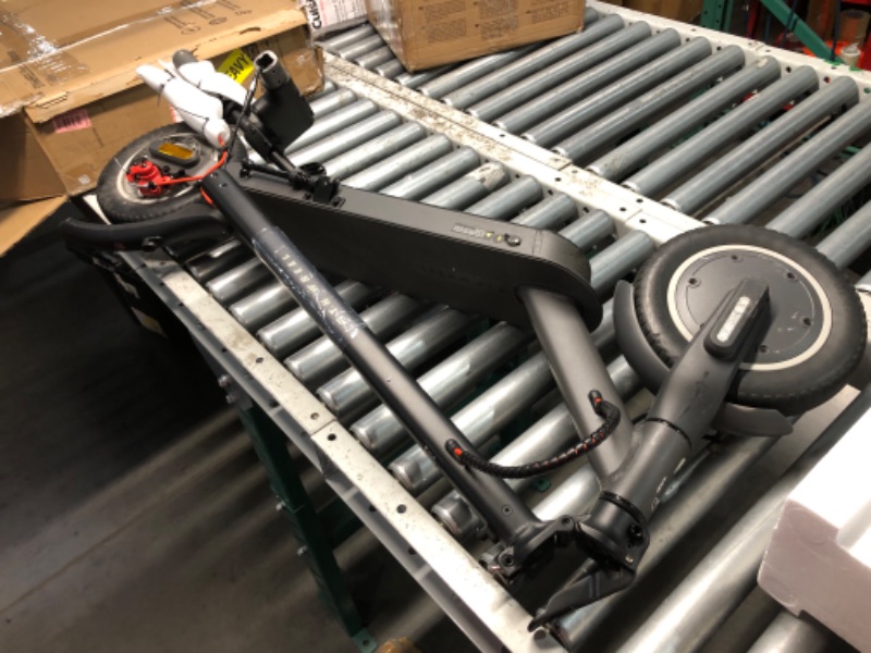 Photo 1 of ***USED - MAJOR DAMAGE - SEE PICTURES***
5TH WHEEL V30PRO Electric Scooter, 10" Solid Tires, 350W Motor & 18 MPH, 19.9 Miles Range E-Scooter with E-Lock, Dual Brakes and Suspension, Foldable Adults Commuter Scooter with Turn Signals and APP