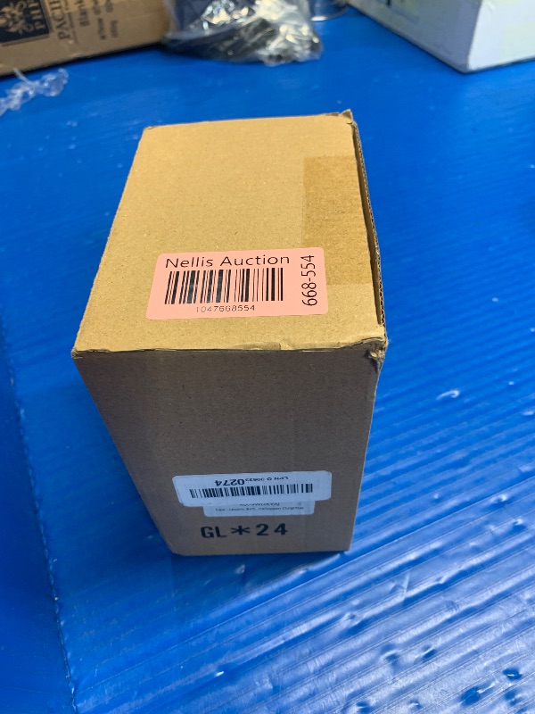 Photo 1 of Lezonic Flameless Battery Operated Candlesticks Flickering, 24Pcs White LED Battery Christmas Window Candles, 6 Inch Short Taper Candles Hanging Floating by Touch, No Remote