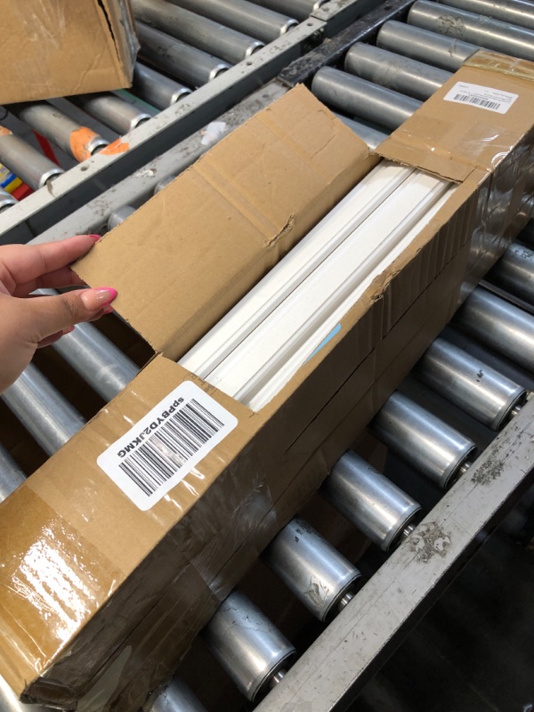 Photo 1 of (partial set) Colingmill 3 Set Accent Wall Molding Kit Premade Wainscoting Panels Wall Molding Peel and Stick Panel White Pre Cut Trim for Walls Picture Frame Molding for Home Decoration(16 x 24 Inch)