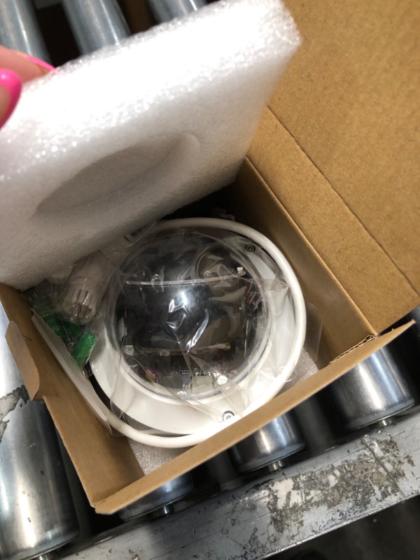 Photo 1 of (used item)( Inwerang 4K 2.5'' PoE PTZ IP Camera with Mic/Audio, 8MP IP Dome Security Camera, Waterproof IP66, 60ft IR Night Vision, Pan 0~355° Tilt 0~90°, 2.8mm Lens, Compatible with Third-Part NVRs Softwares