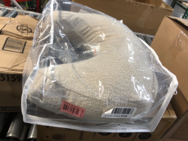 Photo 1 of (USED/FAIR) (BAGGED) Boppy Nursing Pillow - Ergonomic Bottle & Breastfeeding Pillow with High, Firm, Large Area, Water-Repellent Cushion with Washable Cover; Baby Safety Alliance Verified - Oatmeal Boucle