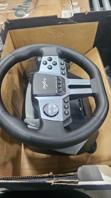 Photo 1 of ***PARTS ONLY***PXN V9 Gen2 Racing Wheel - Steering Wheel Driving Wheel 270°/ 900° Degree Vibration Gaming Steering Wheel with Shifter and Pedal for PC, PS3, PS4, Xbox Series X|S, Xbox One