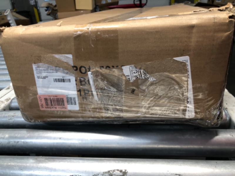 Photo 1 of Amazon Basics 5-Shelf Adjustable Heavy Duty Steel Wire Rack Storage Shelving Organizer for Kitchen, Garage, 36" L x 14" W x 72" H, Chrome