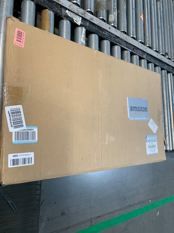 Photo 1 of (BENT) (MISSING HARDWARE) HVAC Premium 32 x 18 Duct Opening Steel Return Air Filter Grille, for 1-inch Filter, Removable Door, Flat Stamped HVAC Vent Cover Grille, Outer Dimensions 34.5 x 20.5