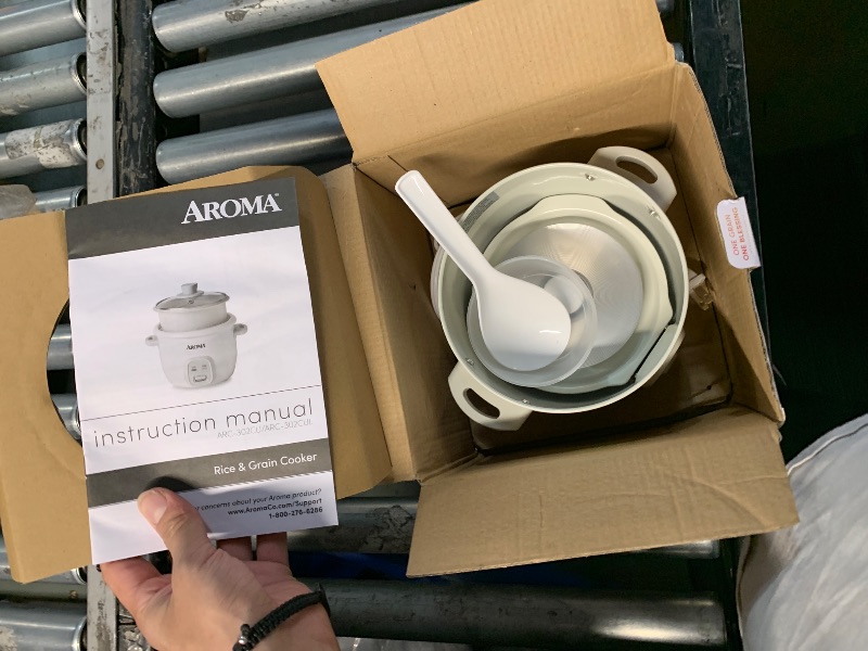 Photo 1 of ***(PARTS ONLY/ MISSING PARTS/ NON FUNCTIONAL)***AROMA® CoreCoat Rice Cooker with Pop-Up Food Steaming Basket (4 Cups Cooked, 2 Cups Uncooked)