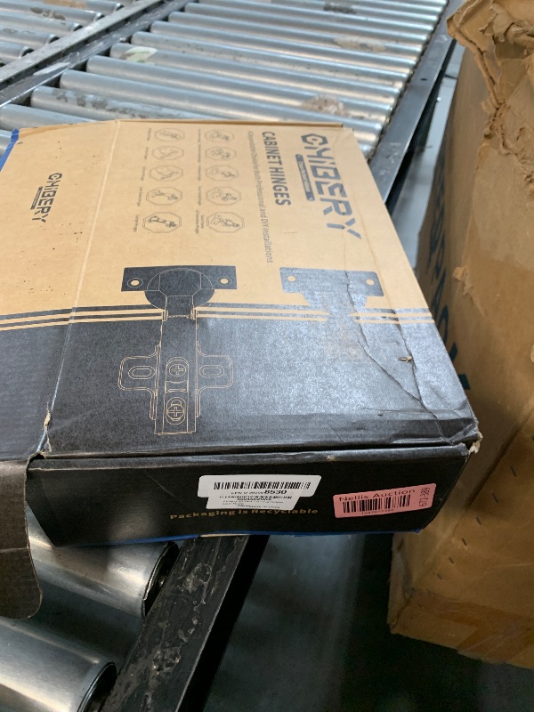 Photo 1 of (partial set) Chibery 50 Pack 1/2" Overlay Soft Close Face Frame ? Frameless Hinges, Stainless Steel Quiet 3D Concealed for Kitchen Door, 105° Slow Smooth Hardware Replacement, Self Closing Hidden, Satin Nickel