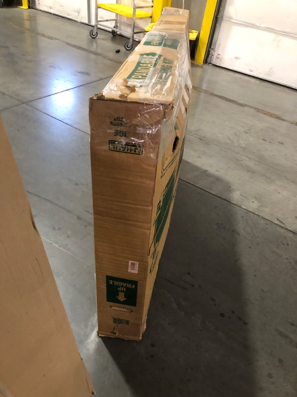 Photo 1 of ***DAMAGED - HEAVILY USED - GASKET WEATHERSTRIPPING WORN AND TORN - SEE PICTURES***
Rough Country Hard Tri-Fold Truck Bed Tonneau Cover for Toyota Tacoma (2024-2025) - Aluminum Flip-Up Folding Bed Cover, Fits 5' (60.3") Bed