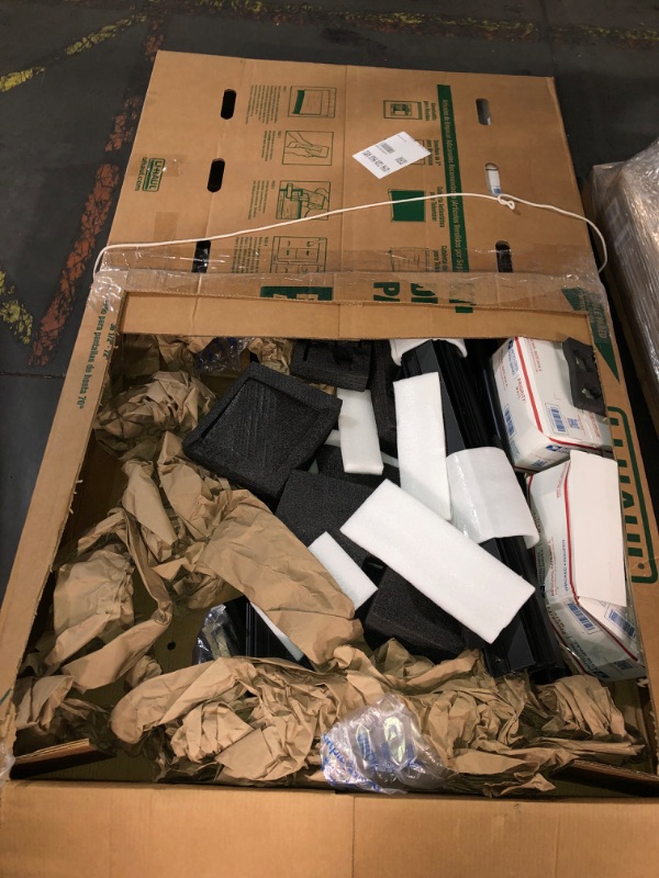 Photo 1 of ***DAMAGED - HEAVILY USED - GASKET WEATHERSTRIPPING WORN AND TORN - SEE PICTURES***
Rough Country Hard Tri-Fold Truck Bed Tonneau Cover for Toyota Tacoma (2024-2025) - Aluminum Flip-Up Folding Bed Cover, Fits 5' (60.3") Bed