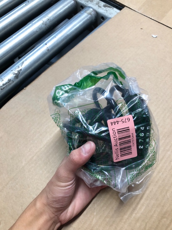 Photo 1 of Master Lock Black Set Your Own Combination Bike Lock, Metal Cable Lock has a Weather Resistant Vinyl Coating for Outdoor Equipment, Bicycles, 6 Feet Long, 8114D