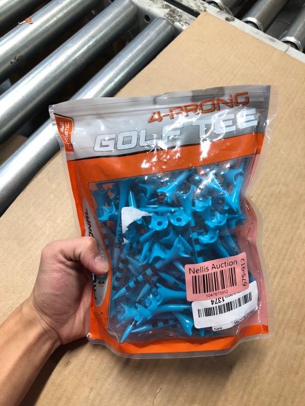 Photo 1 of Full Choice100 Pack 3-1/4" Plastic Golf Tees, Enhanced Durability & Stability, Engineered to Minimize Friction and Side Spin