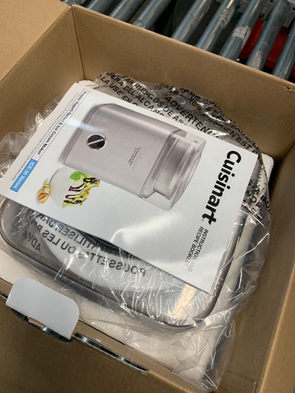Photo 1 of **TURNS ON, UNABLE TO TEST FURTHER** Cuisinart ICE-30BCP1 Ice Cream Maker