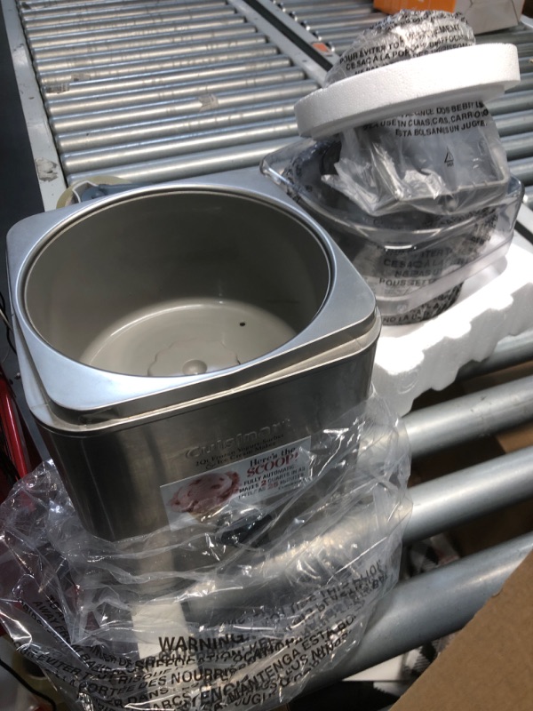 Photo 1 of **TURNS ON, UNABLE TO TEST FURTHER** Cuisinart ICE-30BCP1 Ice Cream Maker