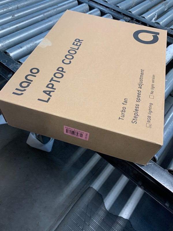 Photo 1 of llano RGB Laptop Cooling Pad, Gaming Laptop Cooler with Powerful Turbofan, Fast Cooling Laptop 15.6-21in, Adjustable Speed, Touch Control, LCD Screen