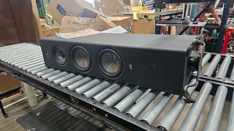 Photo 1 of **PARTS ONLY**
Polk Audio Reserve Series R700 Tower Speaker, 1" Tweeter 6.5" Woofers & Dual 8" Long-Throw Drivers, Hi-Res Certified, Dolby Atmos & IMAX Enhanced for Dynamic Home Theater Audio, Black