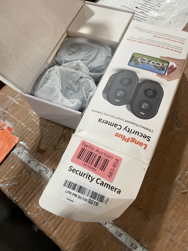 Photo 1 of LongPlus Security Cameras Wireless Outdoor Camera Wireless Camera for Home Security, 2K Battery Powered WiFi Cameras with AI Motion Detection, 2-Way Talk, Cloud/SD Storage, 2Pack