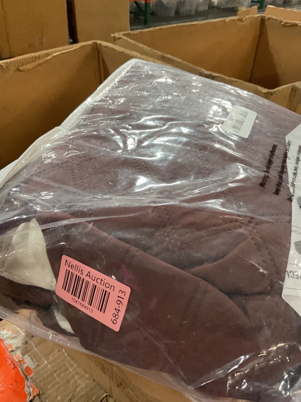 Photo 1 of (USED/FAIR) TAOCOCO Non-Slip Recliner Chair Cover Sofa Slipcover, Pet Cover for Large Recliner with Elastic Straps, Washable Chair Seat Cover Recliner Chair Furniture Protector (28'' Oversized, Coffee)