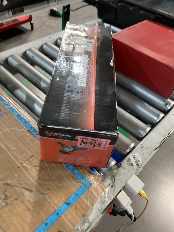 Photo 1 of ***PARTS ONLY***VERGING Angle Grinder, 4 1/2 Angle Grinder 12-Amp, 1400W Multifunctional High Power Grinder Tool with Grinding and Buffer Polishing Capabilities, Non-Slip Handle, and Auxiliary Handle Shockproof