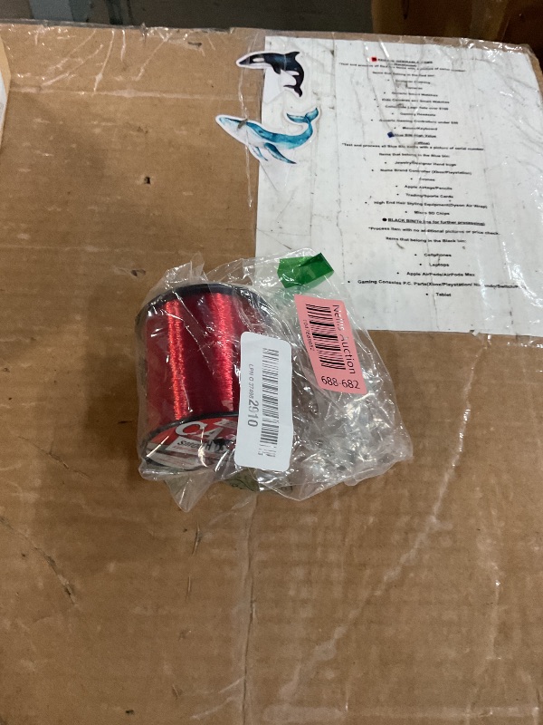 Photo 1 of Zebco Cajun Smooth Cast Monofilament Fishing Line, Low-Vis Ragin’ Red Quarter Pound Spool, 3,000-Yards, 4-Pound, Virtually Invisible, Natural Presentation