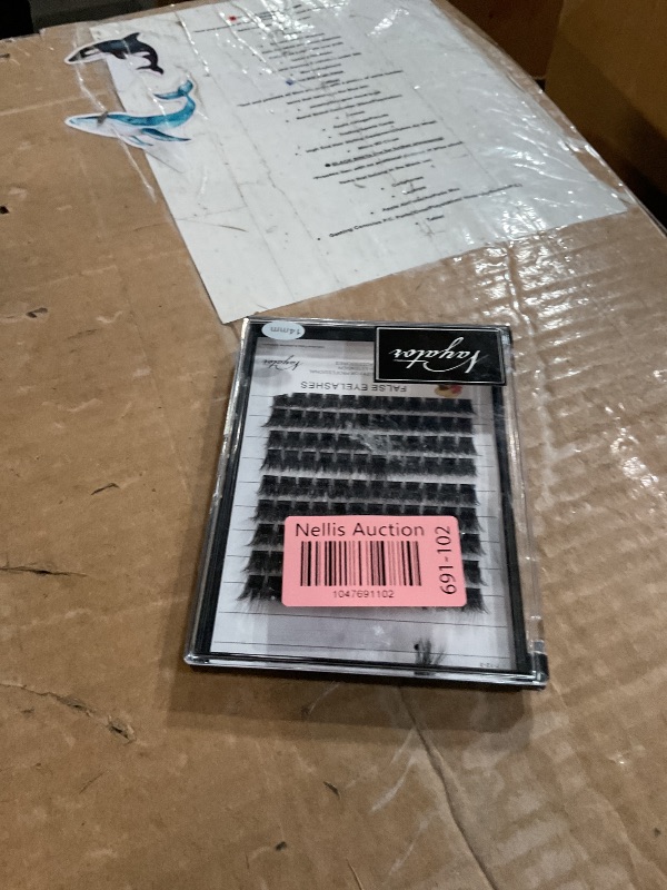 Photo 1 of ?VAYATOR Wide Cluster D Curl Professional Makeup Individual Cluster Eyelashes Grafting Fake False Eyelashes Eyelash Extension Individual Eyelash (10mm)