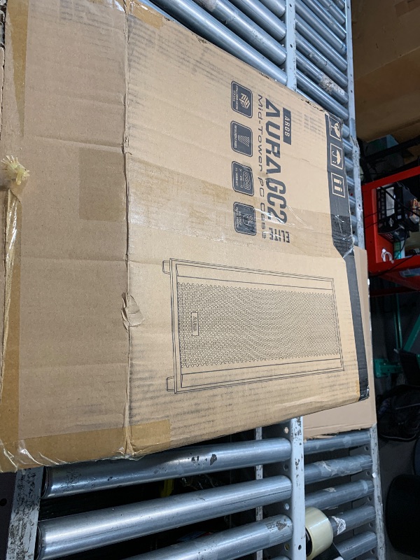 Photo 1 of GAMDIAS ATX Mid Tower Computer PC Case with Tempered Glass, 4X 120mm ARGB PWM Fans Gaming Case, Support Up to 6X 120mm Fans, 360mm AIO/Radiator, 260mm GPU/VGA, 160mm CPU Air Cooler