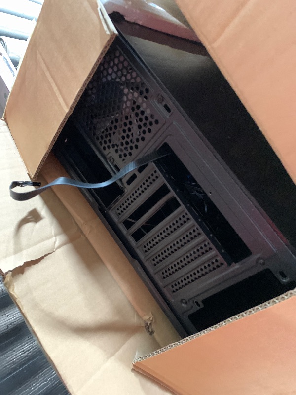 Photo 1 of GAMDIAS ATX Mid Tower Computer PC Case with Tempered Glass, 4X 120mm ARGB PWM Fans Gaming Case, Support Up to 6X 120mm Fans, 360mm AIO/Radiator, 260mm GPU/VGA, 160mm CPU Air Cooler