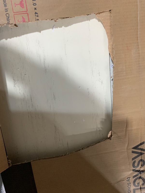 Photo 1 of ***(PARTS ONLY/ MISSING PARTS/ MAJOR DAMAGE/ NON FUNCTIONAL)***VASAGLE LIRY Collection - Buffet Cabinet, Coffee Bar Cabinet with a Drawer, Adjustable Shelf, Sideboard Storage with Cable Hole, Drawer Divider, Rustic White and Honey Brown UBBK341W01