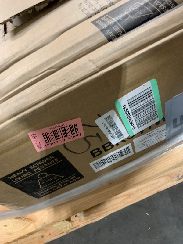 Photo 1 of ***(PARTS ONLY/ MISSING PARTS/ MAJOR DAMAGE/ NON FUNCTIONAL)***VASAGLE LIRY Collection - Buffet Cabinet, Coffee Bar Cabinet with a Drawer, Adjustable Shelf, Sideboard Storage with Cable Hole, Drawer Divider, Rustic White and Honey Brown UBBK341W01