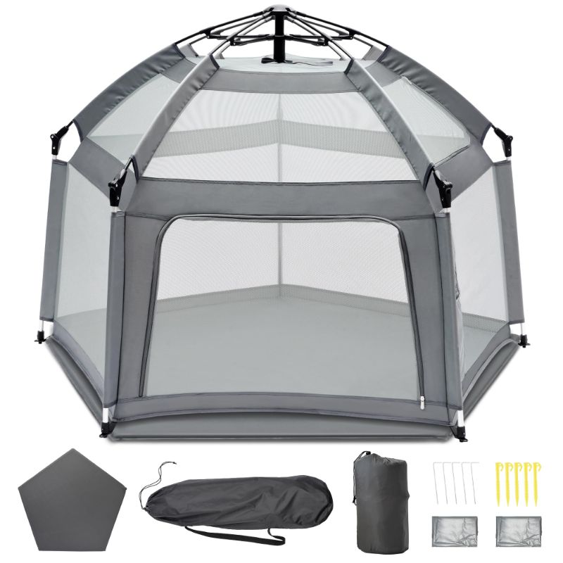 Photo 1 of [Extra Tall] Affordura Boat Cover Support Pole with Metal Tripod Base and Hexagon Top, 27-71" Adjustable Poles with 6 Straps, Pontoon Cover Support System, 1 Set