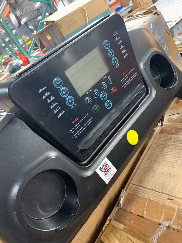 Photo 1 of (used)(incomplete) ATEEDGE Treadmills for Home, 15% Auto Incline, 0.5-10 MPH, 18" Belt, 3 HP, 350lb Capacity, Foldable, Bluetooth App