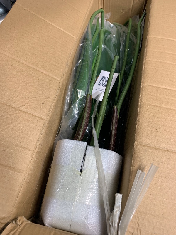 Photo 1 of (see all images) Small Fake Plants Artificial Tropical Faux Plants Indoor for Office Desk Shelf Bathroom Home Decor